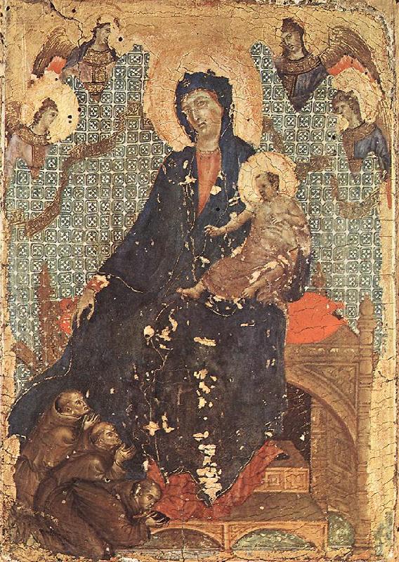 Duccio di Buoninsegna Madonna of the Franciscans dg Spain oil painting art
